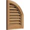 Ekena Millwork Quarter Round Top Right Functional Western Red Cedar Gable Vnt w/Brick Mould Face Frame, 15"W x 20"H GVWQR15X2000RFUWR - alternate 4